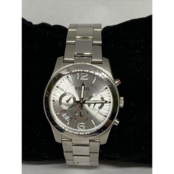 Fossil Perfect Boyfriend ES3883 Women Silver Band - Picture 1 of 12